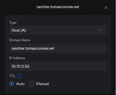 DNS Entry